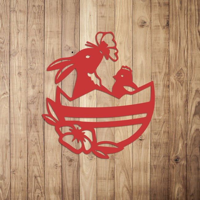 Ozdoba wielkanocna zajączek w skorupce - obrazek 4