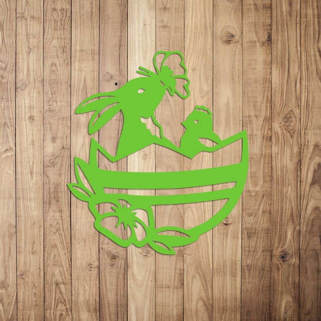 Ozdoba wielkanocna zajączek w skorupce - obrazek 2