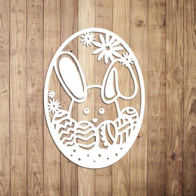 Ozdoba wielkanocna zając w pisance