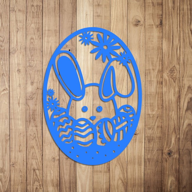 Ozdoba wielkanocna zając w pisance - obrazek 3