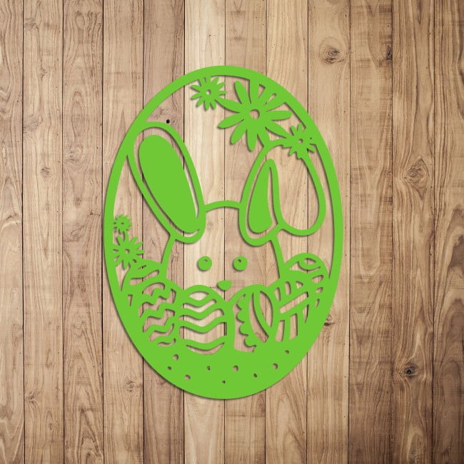 Ozdoba wielkanocna zając w pisance - obrazek 5