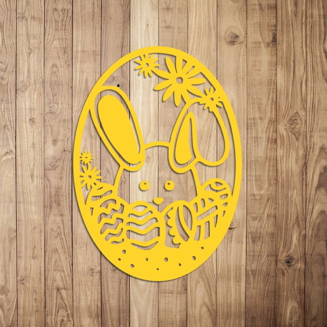 Ozdoba wielkanocna zając w pisance - obrazek 2