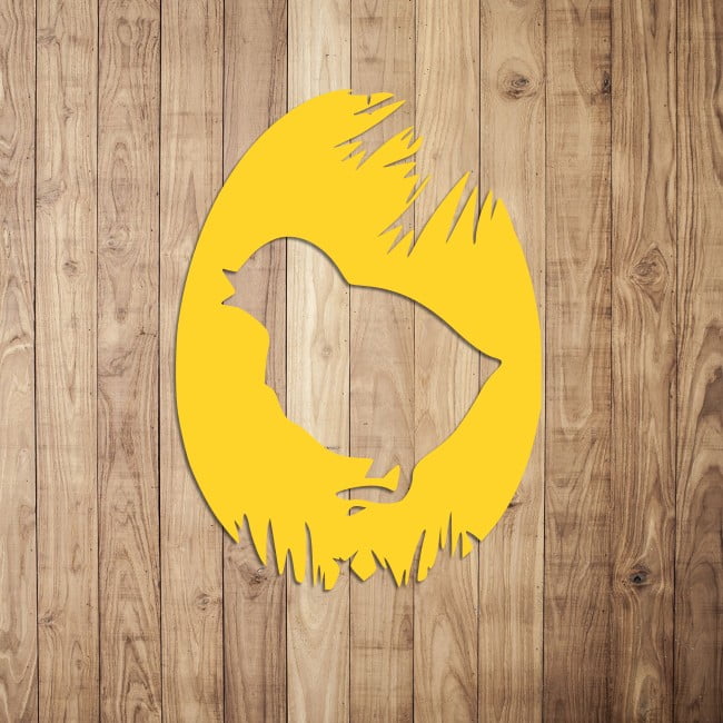 Ozdoba wielkanocna pisklak w jajku