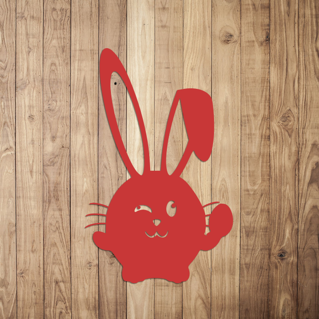 Ozdoba wielkanocna królik z jakiem - obrazek 4