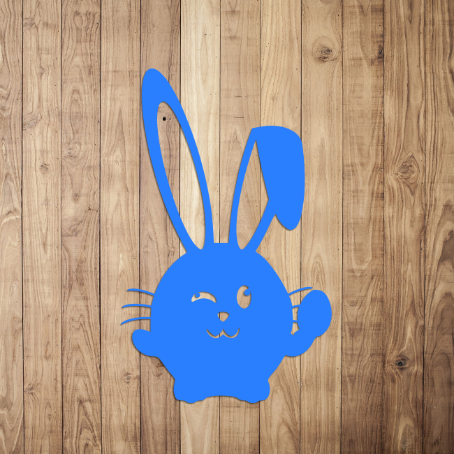 Ozdoba wielkanocna królik z jakiem - obrazek 3