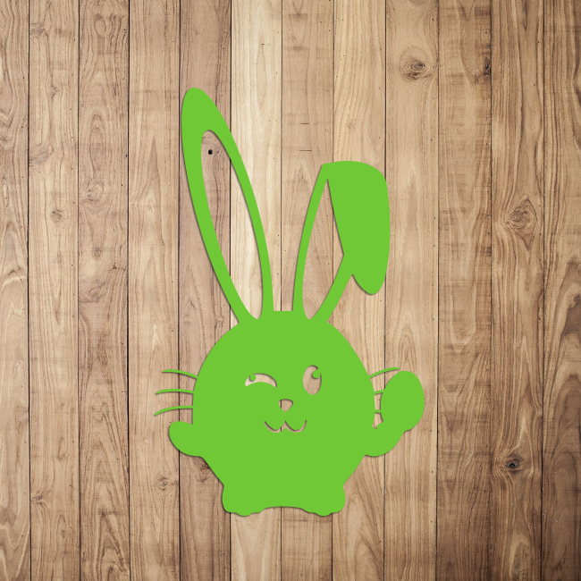 Ozdoba wielkanocna królik z jakiem - obrazek 2