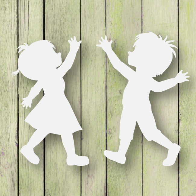 Dziewczynka i chłopczyk zestaw