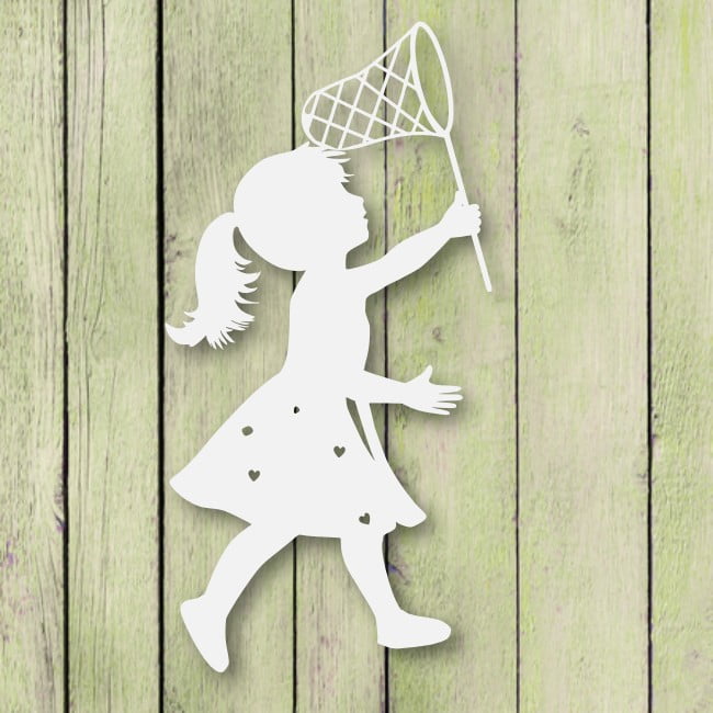 Dziewczynka z siatką