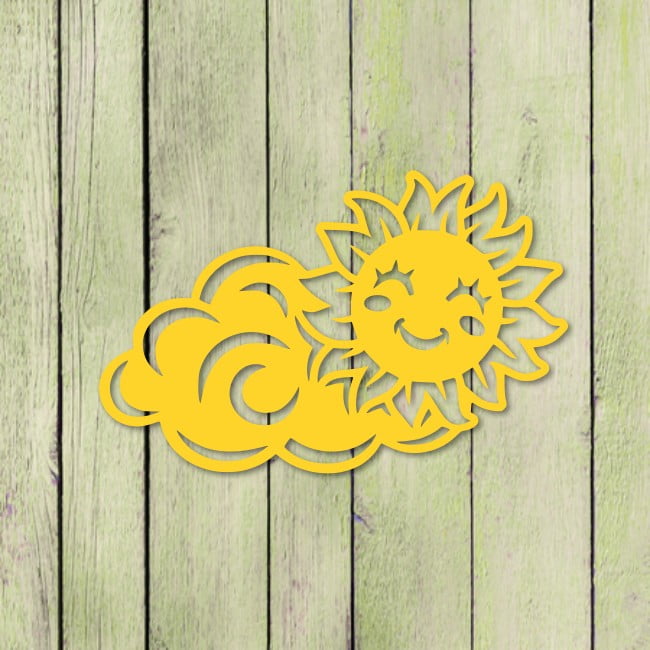 chmurka i słońce - obrazek 3