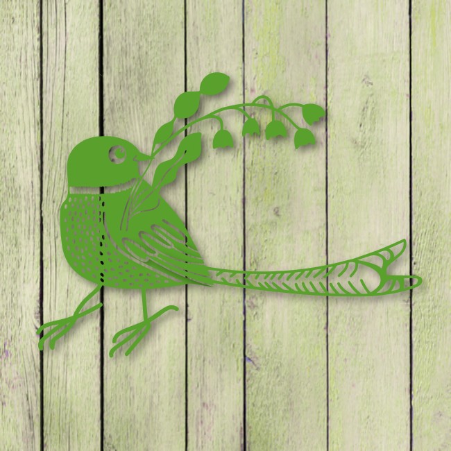 Wróbelek z kwiatkiem - obrazek 4