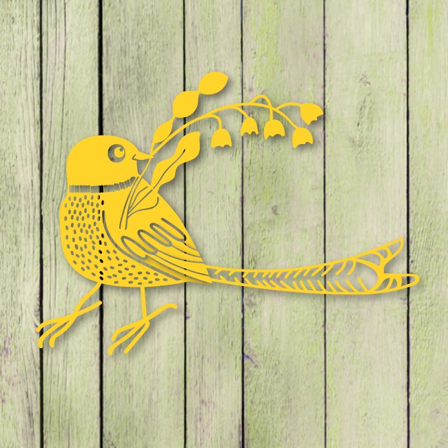 Wróbelek z kwiatkiem - obrazek 3