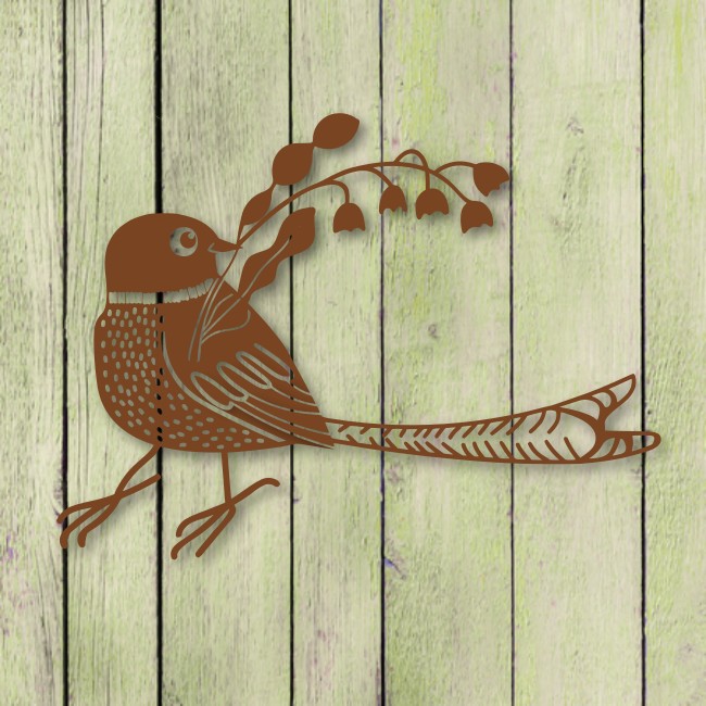 Wróbelek z kwiatkiem - obrazek 2